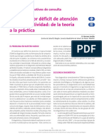 Trastorno Por Déficit de Atención Con Hiperactividad: de La Teoría A La Práctica