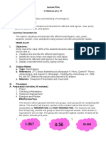 Lesson Plan in Mathematics6