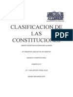 Clasificacion de Las Constituciones