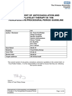 Bridging Policy For Anticoagulation and Antiplatelet Therapy FINAL DRAFT PDF