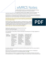 Emrcs Revision Notes 2020 Paper 1