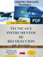 Tecnicas y Analisis de Recoleccion de Datos