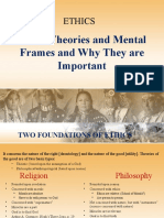 Moral Theories and Mental Frames and Why They