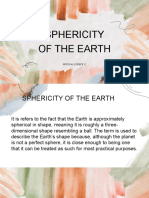 Physical Science Sphericity of The Earth