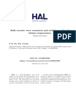 Bulk Acoustic Wave Resonators and Oscillators at L PDF