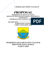 Contoh Proposal Pembangunan Sarana Prasaran Olah Raga Sekolah 2023