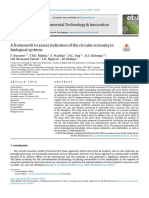 A Framework Assess Indicator of The Circular Economy in Biological Systems