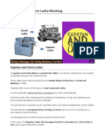 Capstan and Turret Lathe Working