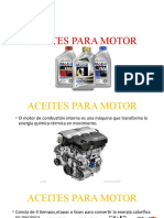 Aceites para Motor