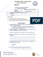 Inestrumentos Evaluacion Primer Parcial IIIQ Srta Porras