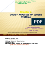 Thermo Ch4 Energy Analysis of Closed Systems