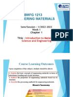 CHAPTER 1 - Introduction To Materials Science and Engineering