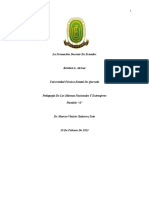 La Formacion Docente en El Ecuador