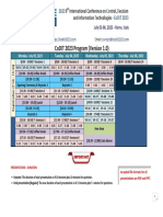 CoDIT 2023 Program Draft