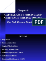 Chapter 8 Capital Asset Pricing & Artge PRNG Thry