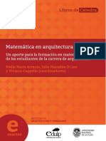 Matemática para Arquitectura I