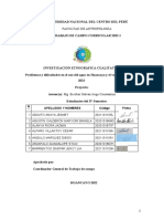 G1-IV-problemas y Dificultades Del Uso Del Agua en Huancayo y El Valle Del Mantaro - 2022