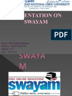 On Swayam