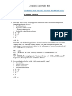 Test Bank For Dental Materials 4th Edition by Eakle