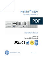 994-0152 G500 Substation Gateway Instruction Manual V200 R1