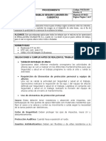 Pssta 019 Procedimiento para Trabajo Seguro para Labores en Cubiertas A