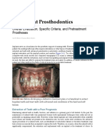 Pre-Implant - Prosthodontics 2