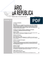 Portaria N.º 113-2015 de 22 de Abril - Instrução Processos