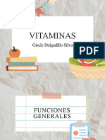 Funciones de Las Vitaminas y Donde Las Encontramos - Gisele Delgadillo