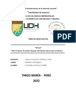 Tarea de Investigación - Tarea 5 de Normas Contables 1 Nic 10