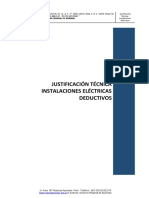 DD Justificacion Inst - Eléctricas