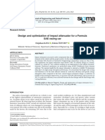 Design and Optimization of Impact Attenuator For A Formula SAE Racing Car (