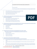 Page 29 WRITTEN TEST - SAMPLE TEST QUESTIONS Page 29