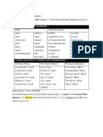 Language For Cause - Effect - Solution