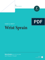 HW Wrist Sprain - An Iphysio Publication