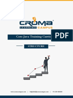 Croma Campus - Core Java Training Curriculum