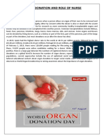 Assignment Organ Donation and Role of Nurse