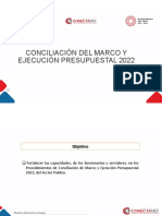 DGCP Conciliacion Presupuestal 2022