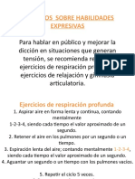 Ejercicios Sobre Habilidades Expresivas