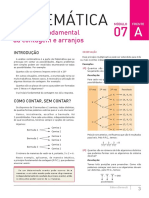 Matemática: Princípio Fundamental Da Contagem e Arranjos