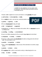 Cellular Respiration Synonyms and Antonyms Lovely Sheet