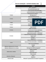 Calendário de Vacinação DF 2023