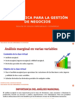 Análisis Marginal y Derivadas de Orden Superior - MAGE