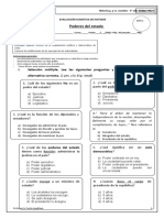 Evaluación Poderes Del Estado