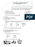 Avaliaçao Geografia 2 Bimestre