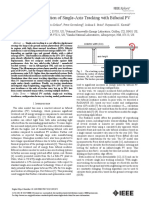 Model and Validation of Single-Axis Tracking With Bifacial PV