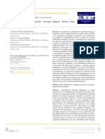 Strategic Planning in Health Institutions: La Planificación Estratégica en Las Instituciones de Salud