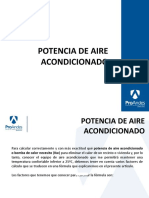 1.5 Potencia Del Aire Acondicionado