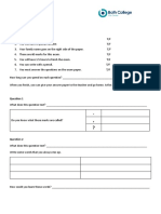 E2 Writing Exam Quiz