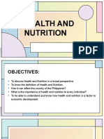 Healthand Nutrition PPT