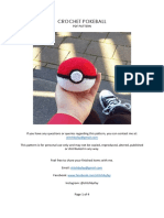 Crochet Pokeball Pattern